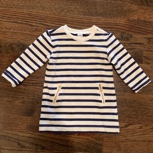 Old Navy nautical striped dress, 18-24 months